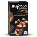 Manforce Cocktail Chocolate & Hazelnut Flavoured Condoms for Men with Dotted Rings | 10 Sheets...