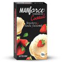 Manforce Cocktail Strawberry & Vanilla Flavoured Condoms for Men with Dotted Rings...