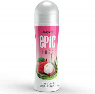 Manforce Epic Aloe-vera & Litchi Lube| Water-based Lubricant  (60 ml)