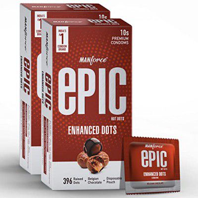 Manforce Epic Hot Dots Pack, 10s (Pack of 2)