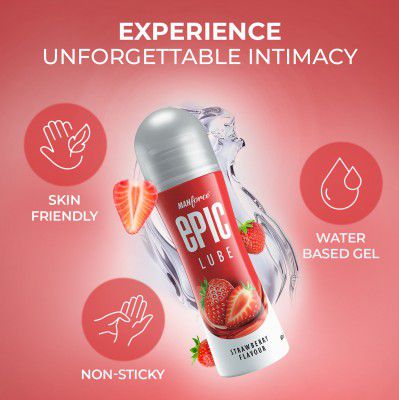 MANFORCE Epic Strawberry Lube | Water-based Lubricant (60 ml)