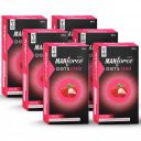 Manforce Litchi Flavoured Extra Dotted Condoms For Men | 60 Pcs...