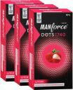 MANFORCE Litchi Flavoured - 1740 Dots| Premium, Thin Condom  (Set of 3, 30 Sheets)...