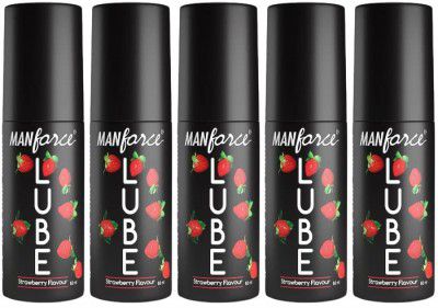 Manforce Lube, Lubrication Gel for Men & Women- 60ml x pack of 5