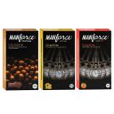 Manforce Premium Hotdots Belgian Chocolate with Bigger Dots and Overtime Range (Orange & Pineapple) 3in1 (Ribbed, Contour, Dotted) Condoms, Combo Pack - 10s (Pack of 3)...