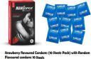 MANFORCE Strawberry Flavored Condoms with Random sheets of condoms Condom (20 Sheets)...