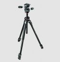 Manfrotto 290 175.5cm Adjustable Tripod for Camera (360 Degree Panoramic Rotation, Black)...