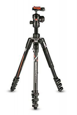 Manfrotto Befree Advanced Lever Alpha | Tripod Kit | Black/Silver (MKBFRLA-BH)