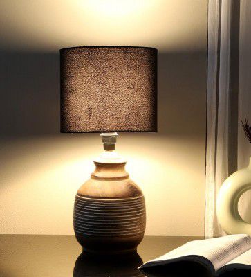 MANGO Wooden Table Lamp by Tucasa Pack of 1 (Bulb Not Included)