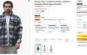 Maniac Mens Chcekered Onion Fullsleeve Polyester Blend Fleece Shacket...
