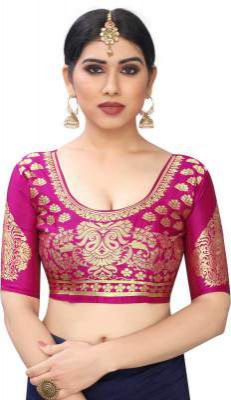 MANIKARNIKA Jacquard Self Design Blouse Material (Unstitched)