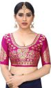 MANIKARNIKA Jacquard Self Design Blouse Material (Unstitched)...