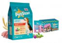 Mankind Petstar Adult Dog Food (High Protein) Combo - Chicken & Wheat 3 kg + Adult Gravy 120g (Pack of 15)...