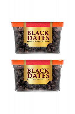 Manna Black Dates 800g - Khajoor