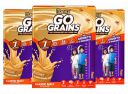Manna Go Grains Malt | 600g (200g x 3 Packs) | Health and Nutrition Multigrain Malted Drink for Growth & Immunity...