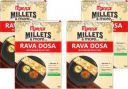 Manna Instant Multigrain Rava Dosa Ready Mix | Rava Dosa Batter | 720g (180g x 4 Packs)...