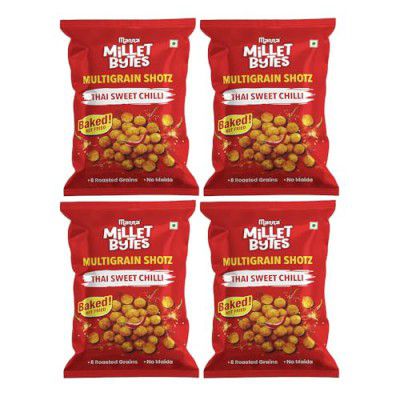 Manna Millet Bytes Multigrain Shotz | Thai Sweet Chilli 140g