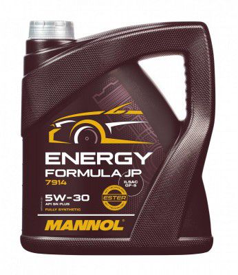 MANNOL 7914 ENERGY FORMULA JP SAE 5W-30 API SN PLUS ENGINE OIL (1, 4L)