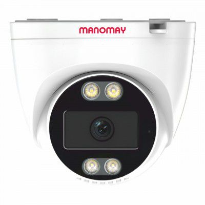 MANOMAY 3MP 4G Dome Security Camera BIS-ER Certified CCTV All Time Color Night Vision M1096SF
