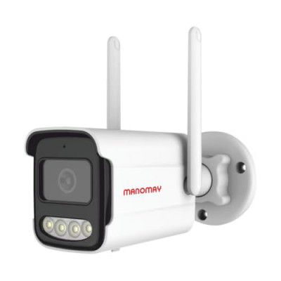 MANOMAY Protect Air 3MP 4g Sim-Based Bullet Security Camera