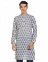 Manthan Blended Viscose Printed Kurta for Men...