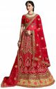 MANVAA Womens net Lehenga Choli (KNSH24704_Red_Freesize)...