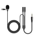 Maono AU-300 Lavalier Microphone (Black)...