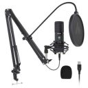 Maono AU-PM421 USB Microphone, Professional Cardioid Condenser Podcast Mic with One-Touch Mute...