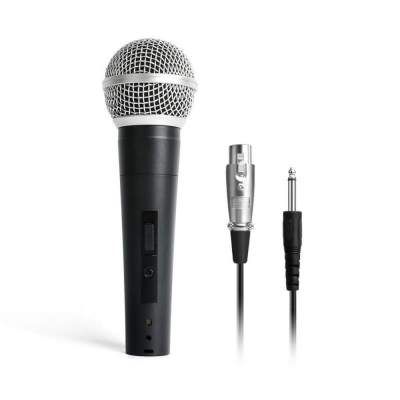 Maono AU-WDM01 Professional Dynamic Cardioid Vocal Wired Microphone with XLR Cable (Black)