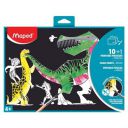 Maped Magic Paint, Cardboard Sleeve, 10 Sheets + 1 Brush, Multicolor (831217)...