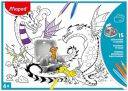 Maped Placemats to Color, Cardboard Sleeve, 15 Sheets...