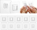 Mapperz Double-Sided Adhesive Wall Hooks (10)...