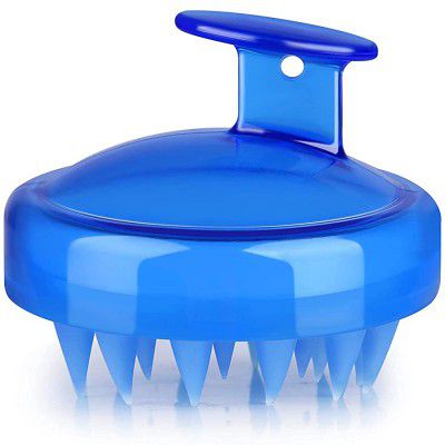 MAPPERZ Silicone Shampoo Scalp Shower Hairbrush/ Hair Washing Exfoliating Massager Brush Comb for Men Women 