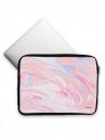 Marble Petal Pink Printed Laptop Sleeves (13 inch)...