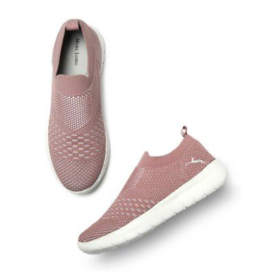 Marc Loire Women's Lightweight Athleisure Knitted Active Wear Slip-On Casual Shoes