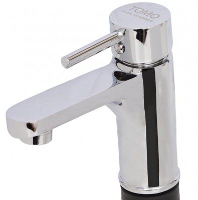 Marcoware Brass Flora Single Lever Basin Mixer Tap with Provision for Hot and Cold Water, Chrome, Polished Finish