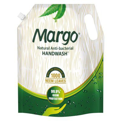 Margo Natural Anti-Bacterial Handwash for Soft, Hydrated hands - 1500ml