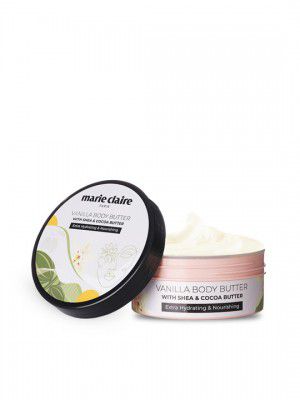 Marie Claire Vanilla Vegan Body Butter with Shea & Cocoa Butter - 200 ml