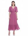 Marie Claire Women's Polyester A-Line Knee-Length Casual Dress...