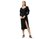 Marie Claire Women's Polyester Sheath Midi Casual Dress...