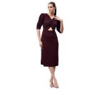 Marie Claire Women's Spandex A-Line Midi Casual Dress...