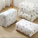 MARK AMPLE Blanket Storage Bag Under-Bed Quilt Clothes Storage Bag with Peva Material Washable Waterproof Foldable Transparent Printed Cover (Multi-Design) (5), Poly ethylenevinylacetate...