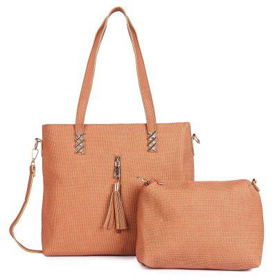 Mark & Keith Womens PU Combo Handbag(A Shoulder Bag and a Small Sling Bag)