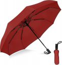 Market Fairy Windproof Travel Umbrellas for Rain - Lightweight, Strong, Compact with & Easy Auto Open/Close Button for Single Hand Use - for Men & Women (MULTI COLOUR)...