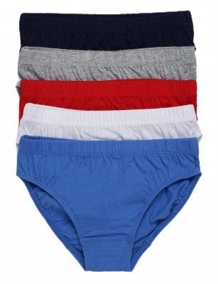 Marks & Spencer Pack of 5 Pure Cotton Plain Briefs