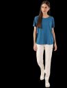 Marks & Spencer Poly Mix Plain Crew Neck T-Shirt_8 Green...