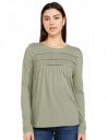 Marks & Spencer Pure Cotton Crew Neck Long Sleeve Top...