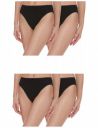 Marks & Spencer Womens Cotton Blend Solid High Rise High Leg Knicker (Pack of 5)...