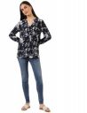 Marks & Spencer Women's Polyester Floral Long Sleeve Regular Fit Blouse...