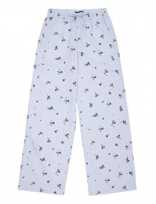 Marks & Spencer Womens Printed High Rise Loose Fit Trouser